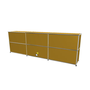 USM Haller Custom Credenza - 6 compartments 1.3 - cutout added