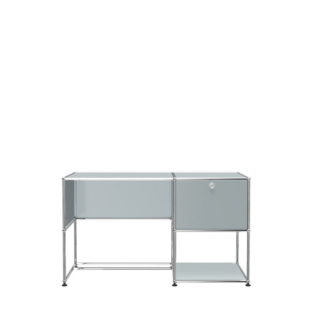 USM Haller Custom Desk Unit A storage USM Silver 