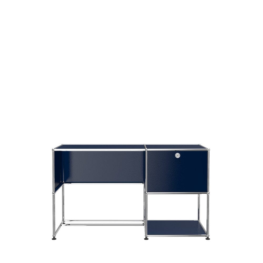 USM Haller Custom Desk Unit A storage USM Steel Blue 