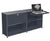 USM Haller Custom Desk Unit DU2 Desk's USM Anthracite 