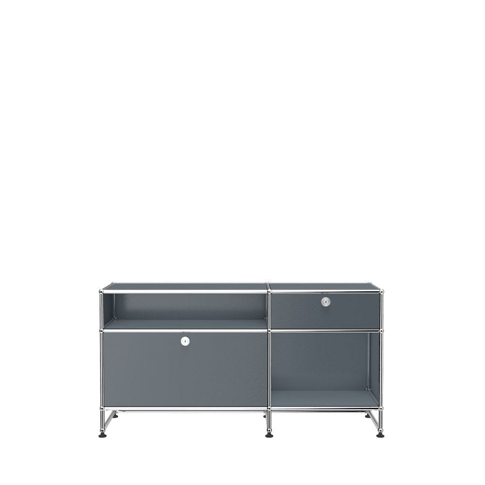 USM Haller Media O3 storage USM Mid-gray 