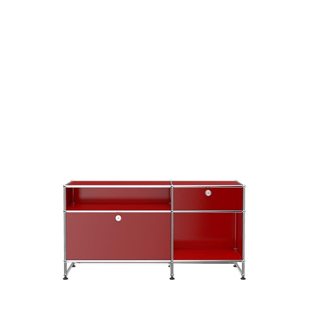 USM Haller Media O3 storage USM Ruby Red 