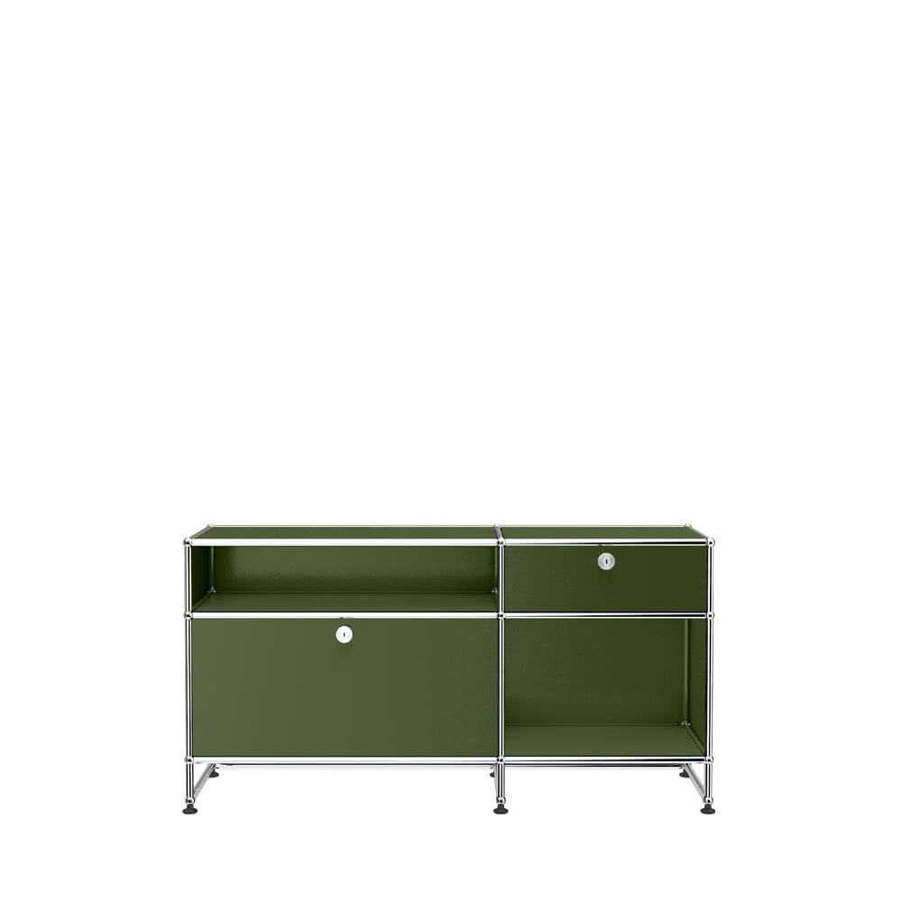 USM Haller Media O3 storage USM Olive Green 