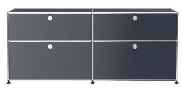 USM Haller Mid-Credenza D storage USM Anthracite Gray 