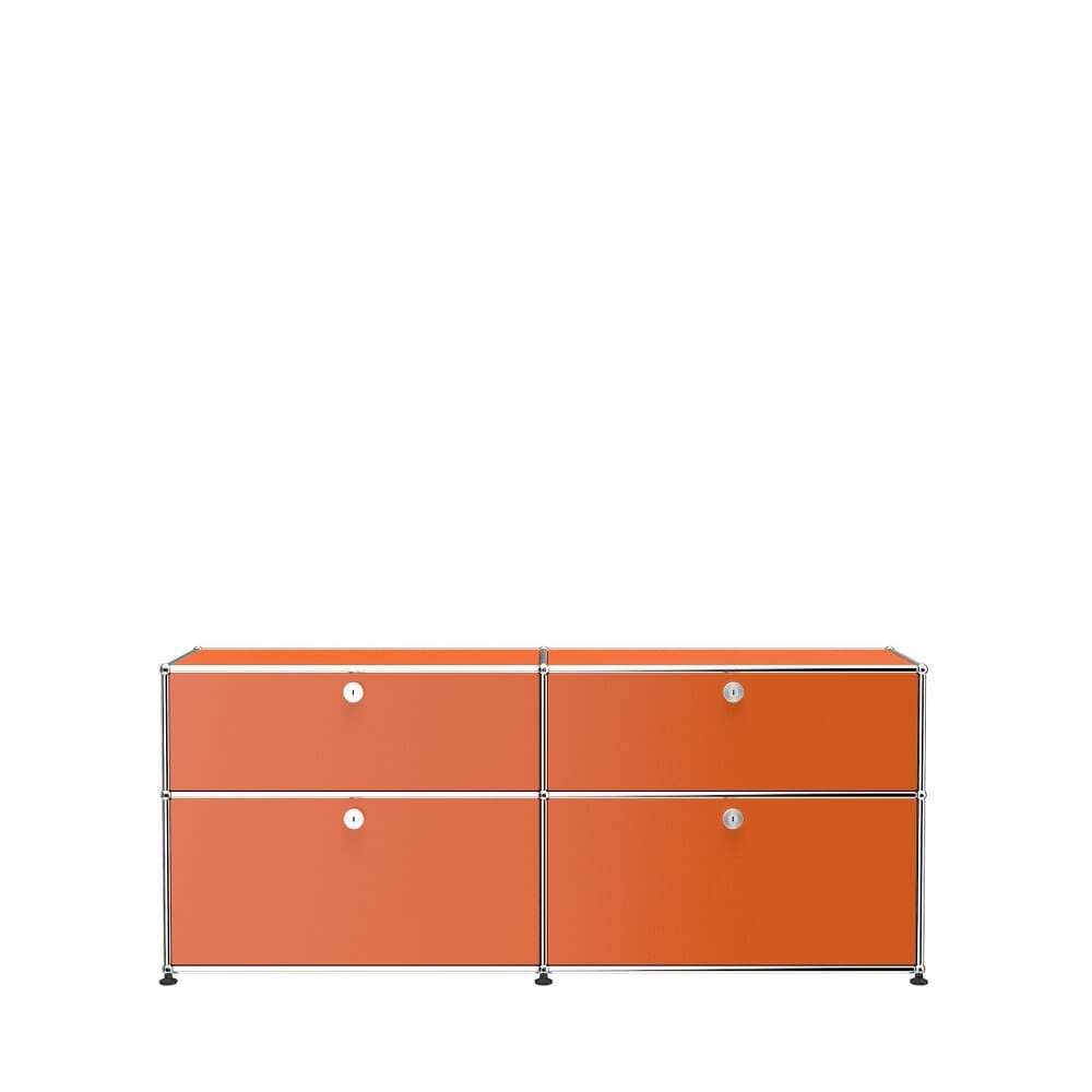 USM Haller Mid-Credenza D storage USM Pure Orange 