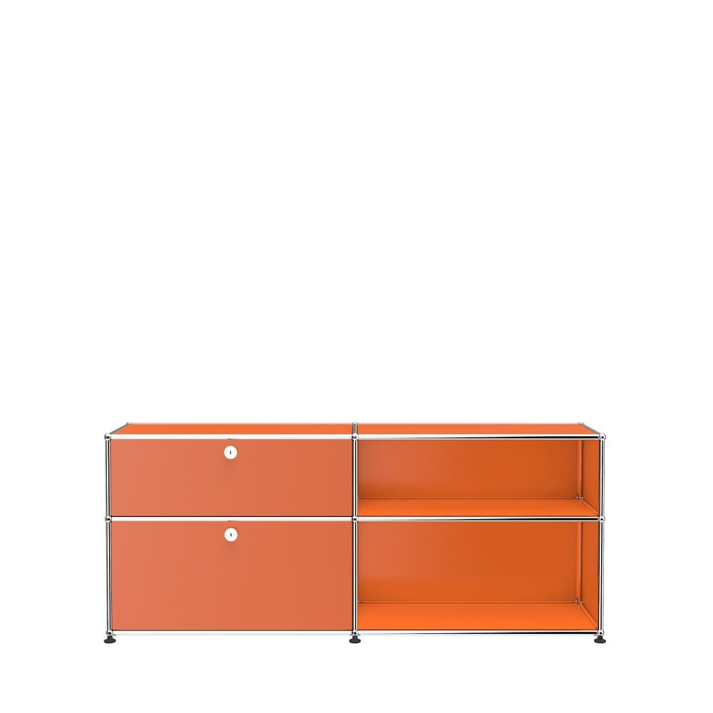 USM Haller Mid- Credenza DF storage USM Pure Orange 