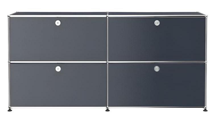 USM Haller Modern Credenza E2F storage USM Anthracite Gray 