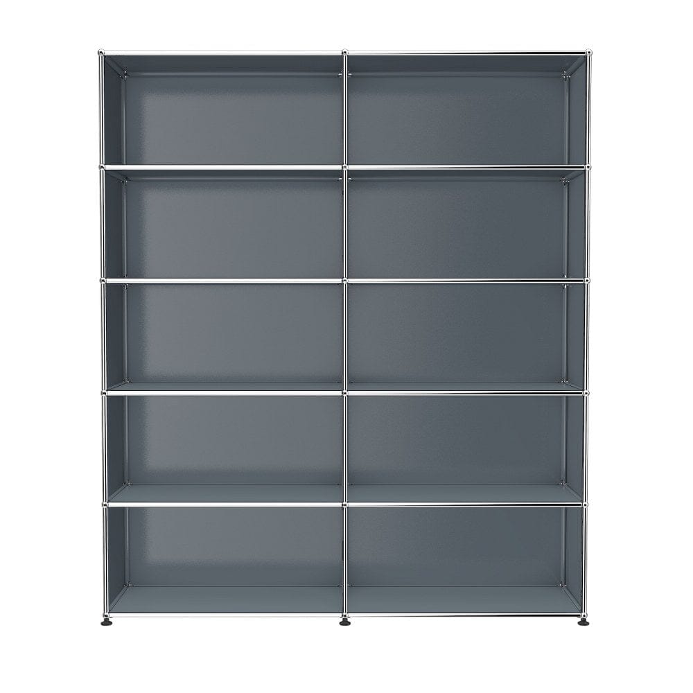 USM Haller Shelving H2 office USM Mid-gray 