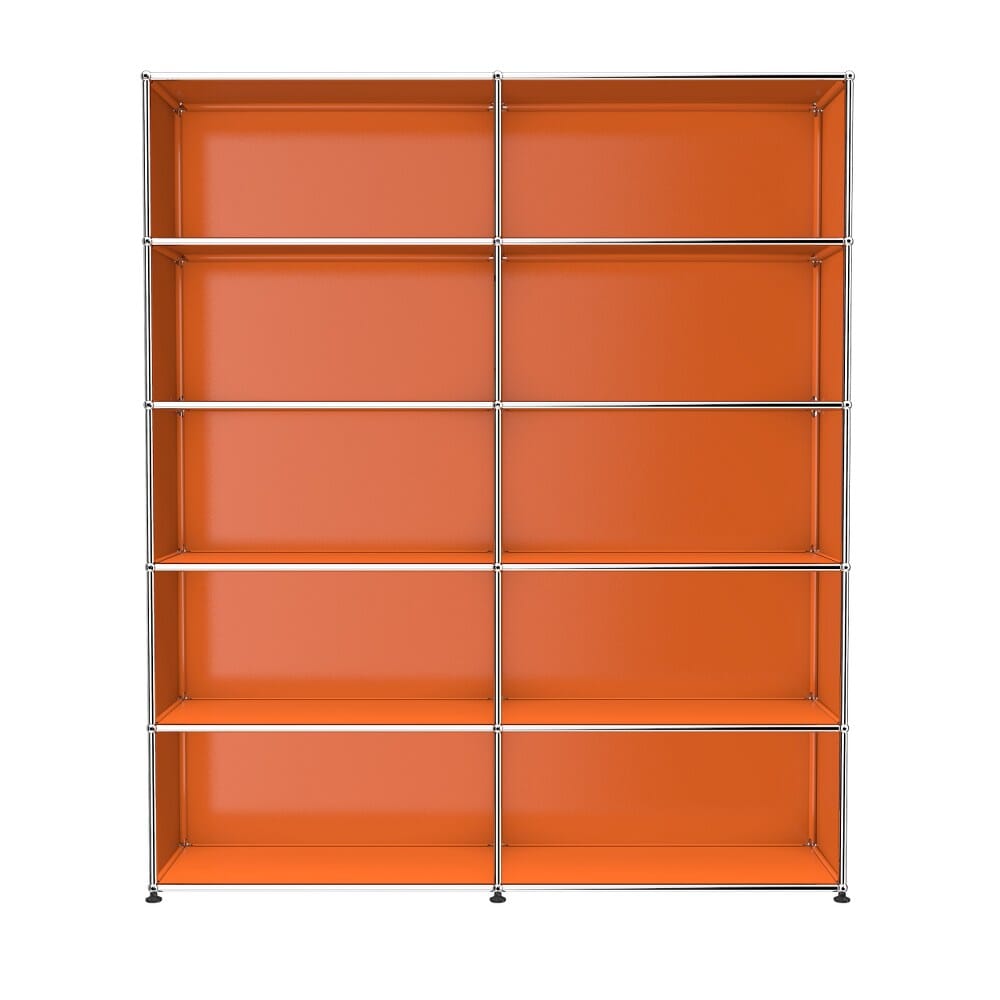 USM Haller Shelving H2 office USM Pure Orange 