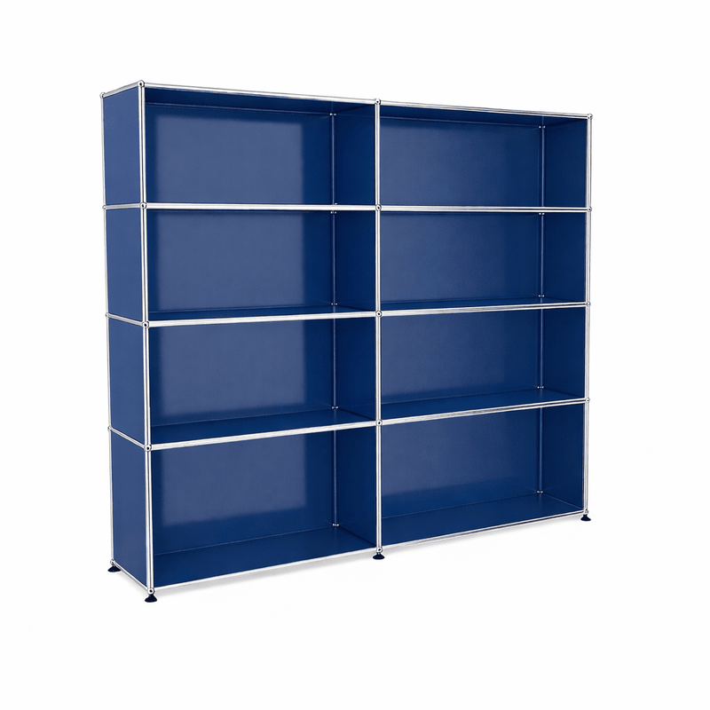 USM Haller Shelving H2 office USM Steel Blue 