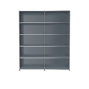 USM Haller Shelving H2 office USM Mid-gray 
