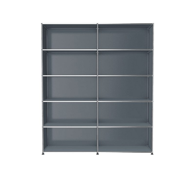 USM Haller Shelving H2 office USM Mid-gray 
