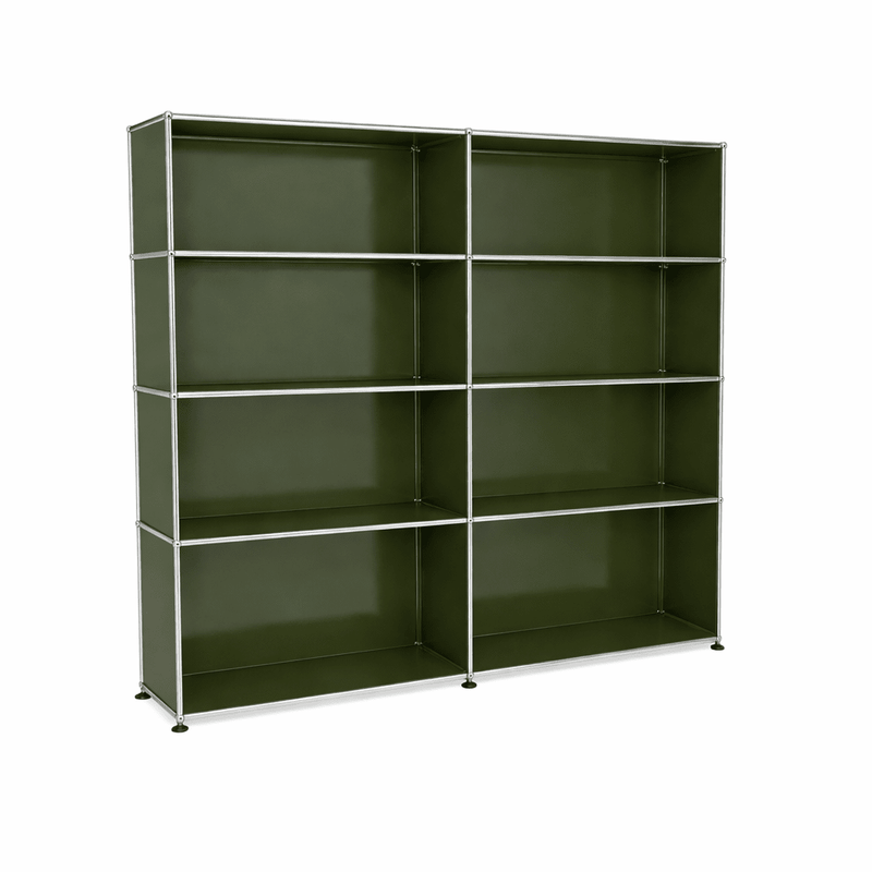 USM Haller Shelving H2 office USM Olive Green 