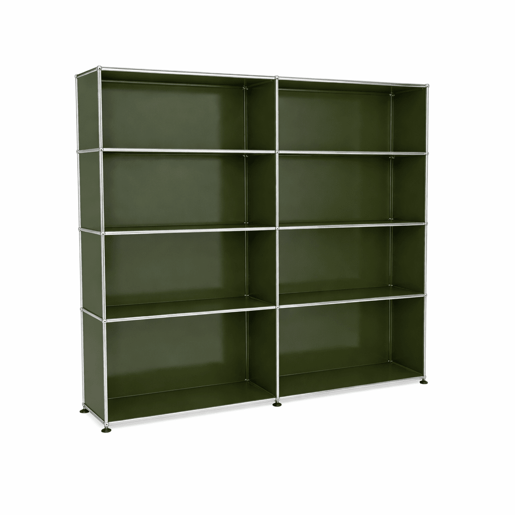 USM Haller Shelving H2 office USM Olive Green 