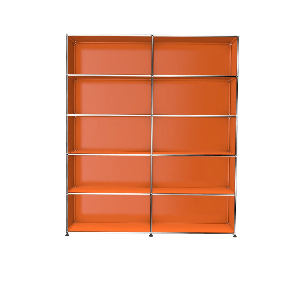 USM Haller Shelving H2 office USM Pure Orange 