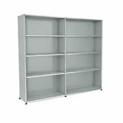 USM Haller Shelving H2 office USM Light Grey 