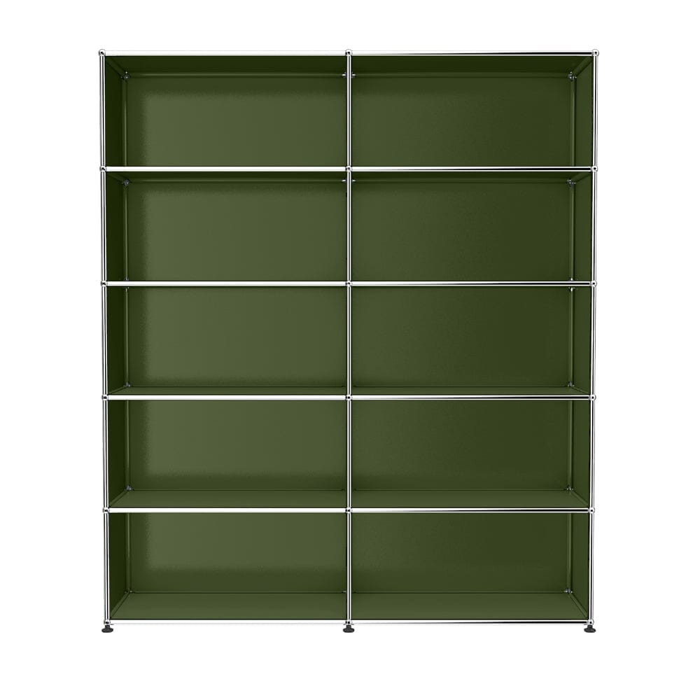 USM Haller Shelving H2 office USM Olive Green 