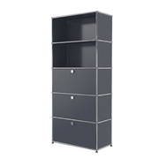 USM Haller Shelving Q118 storage USM Anthracite Gray 