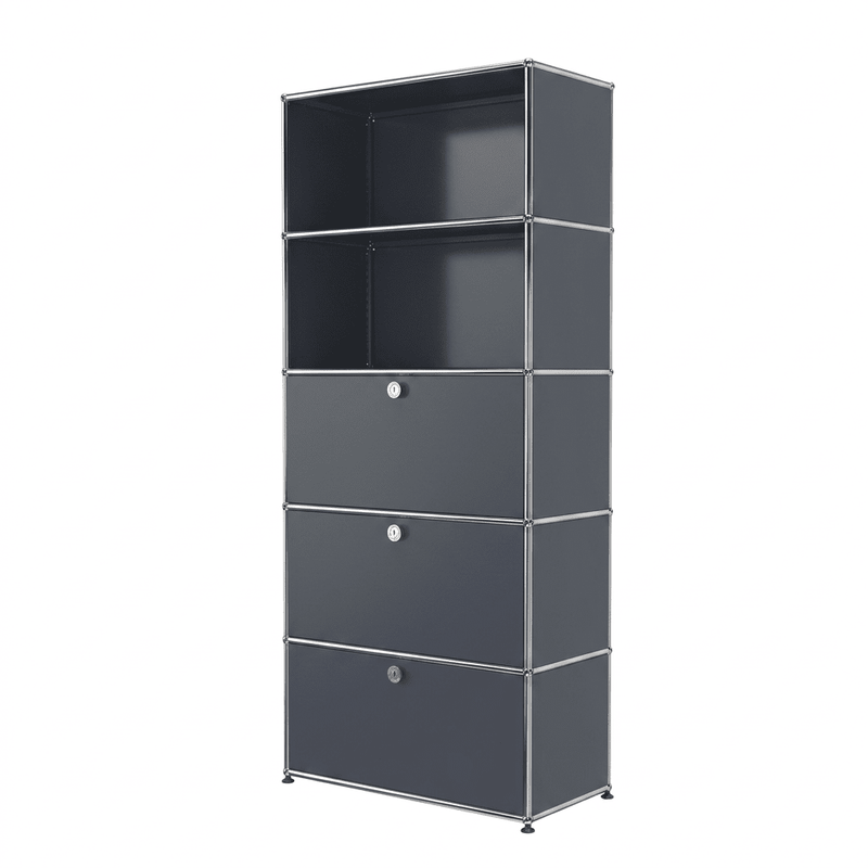 USM Haller Shelving Q118 storage USM Anthracite Gray 