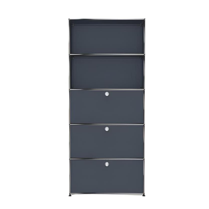 USM Haller Shelving Q118 storage USM Anthracite Gray 