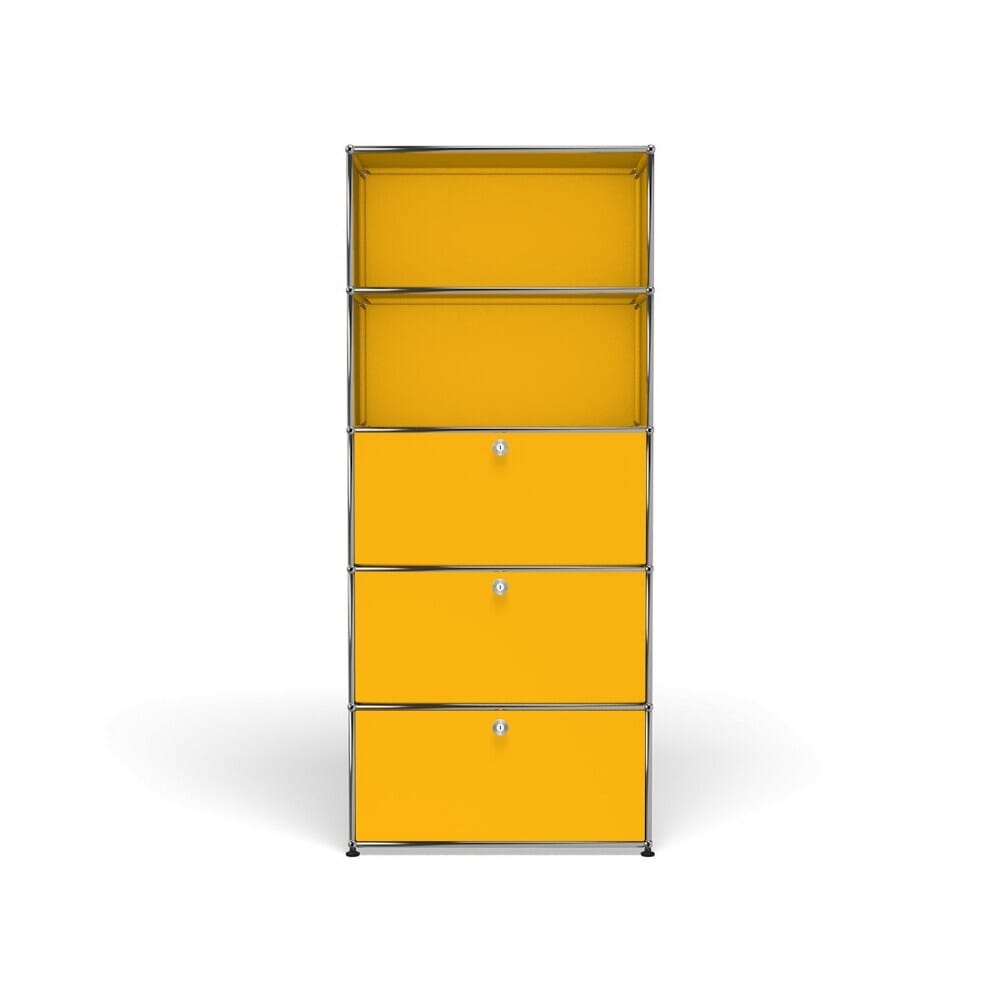 USM Haller Shelving Q118 storage USM Golden Yellow 