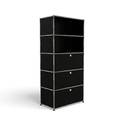 USM Haller Shelving Q118 storage USM Graphite Black 