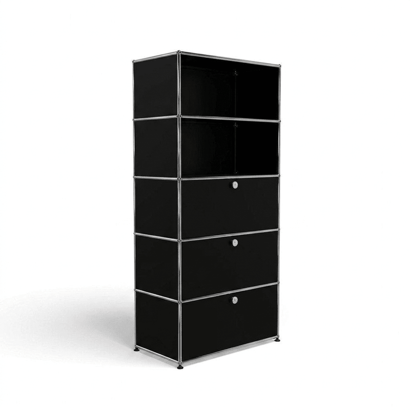 USM Haller Shelving Q118 storage USM Graphite Black 