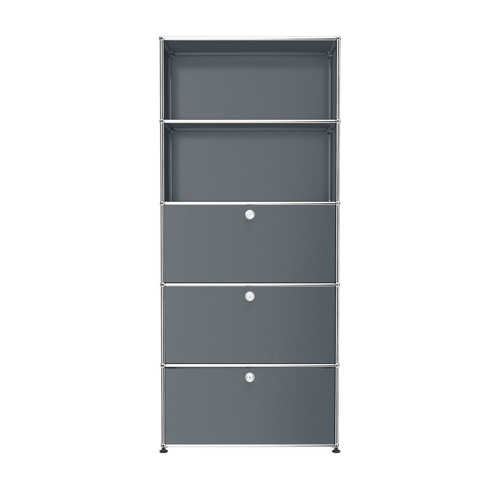 USM Haller Shelving Q118 storage USM Mid-gray 