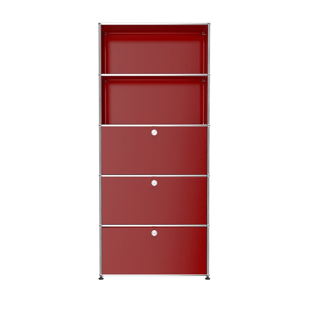 USM Haller Shelving Q118 storage USM Ruby Red 