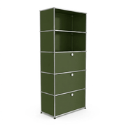 USM Haller Shelving Q118 storage USM Olive Green 