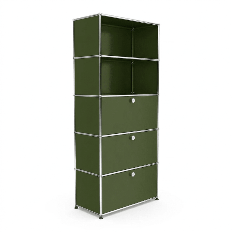 USM Haller Shelving Q118 storage USM Olive Green 