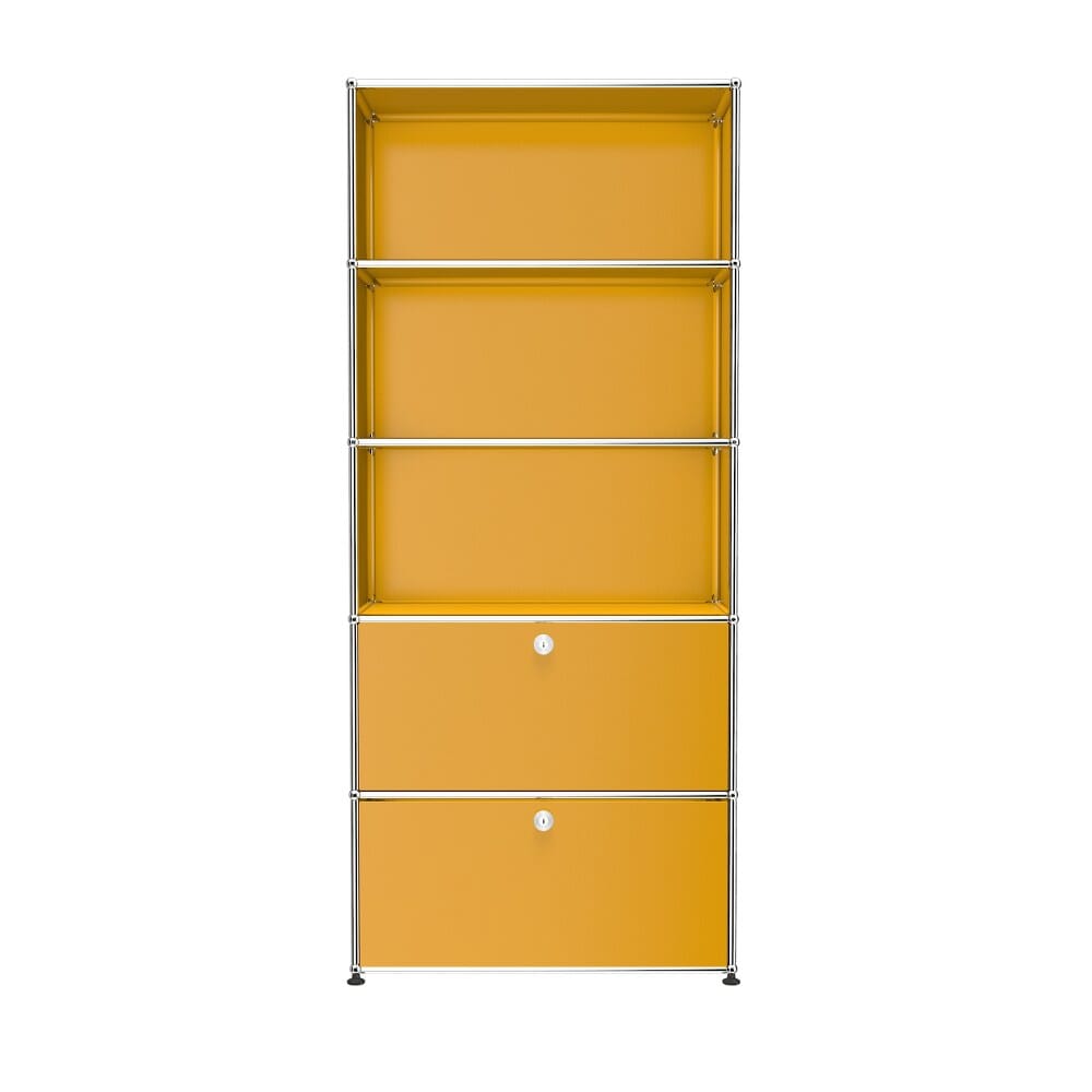 USM Haller shelving R1 office USM Golden Yellow 