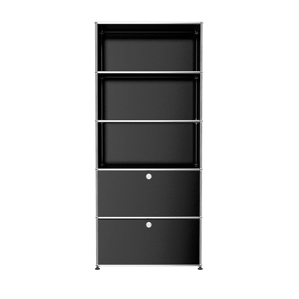USM Haller shelving R1 office USM Graphite Black 