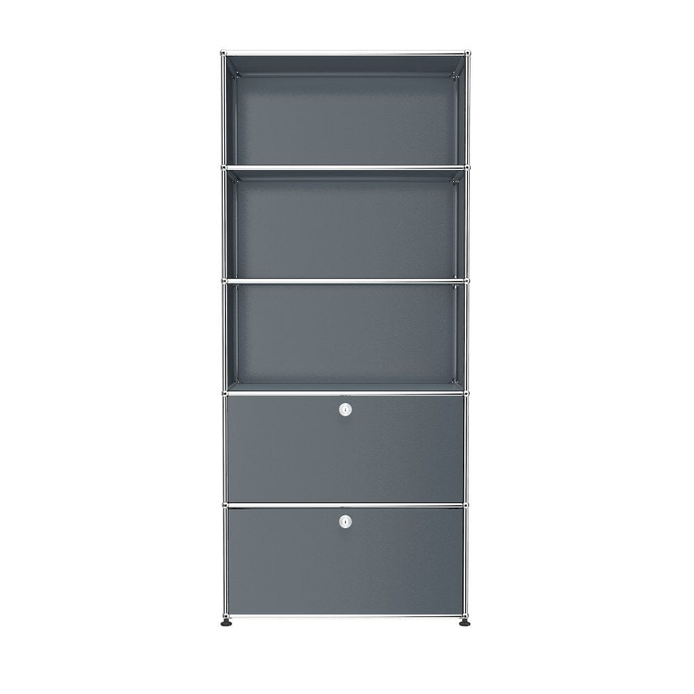 USM Haller shelving R1 office USM Mid-gray 