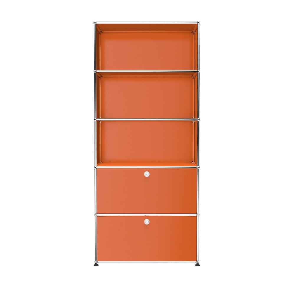 USM Haller shelving R1 office USM Pure Orange 