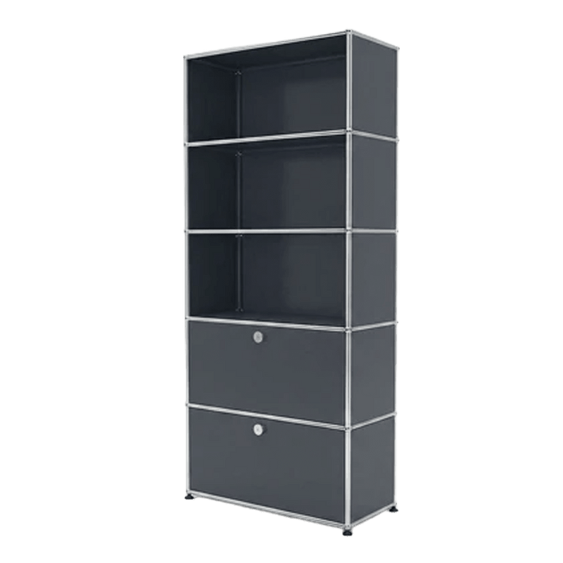 USM Haller shelving R1 office USM Anthracite Gray 