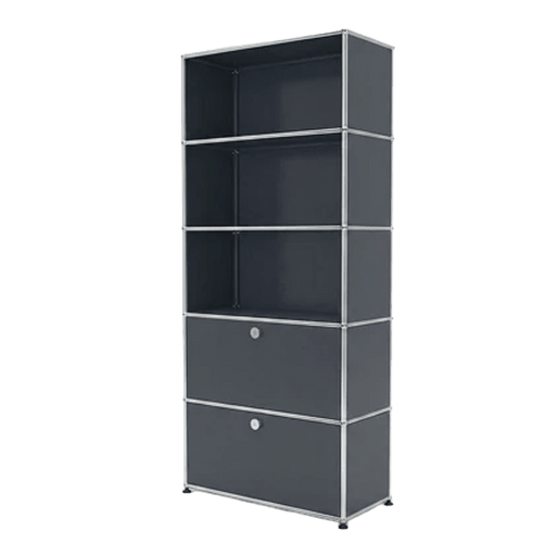 USM Haller shelving R1 office USM Anthracite Gray 