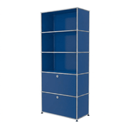USM Haller shelving R1 office USM Gentian Blue 