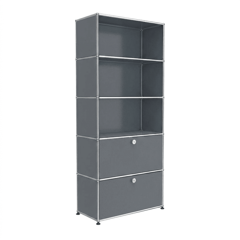 USM Haller shelving R1 office USM Mid-gray 
