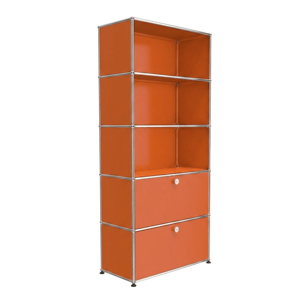 USM Haller shelving R1 office USM Pure Orange 