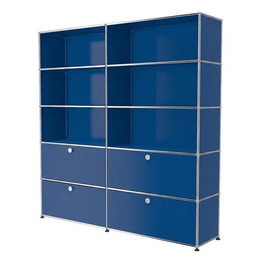 USM Haller Shelving R2 office USM Gentian Blue 