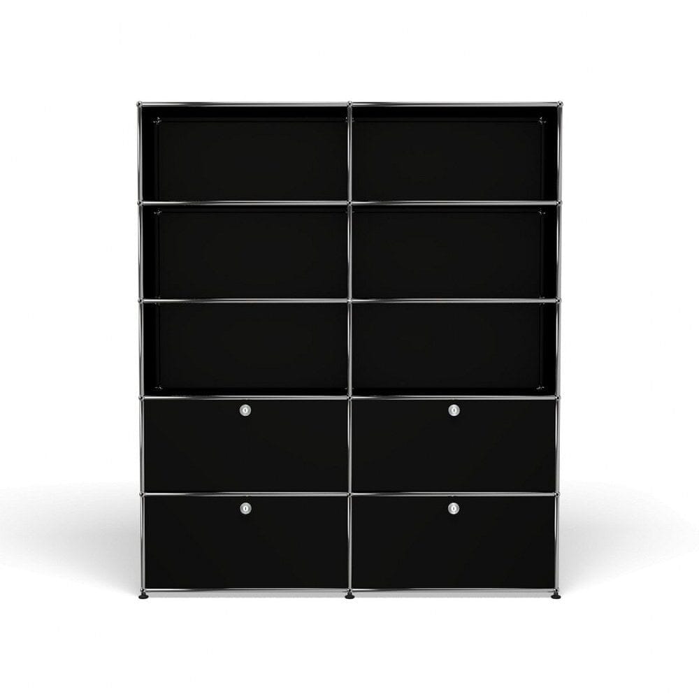 USM Haller Shelving R2 office USM Graphite Black 