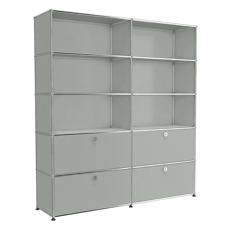 USM Haller Shelving R2 office USM Light Grey 