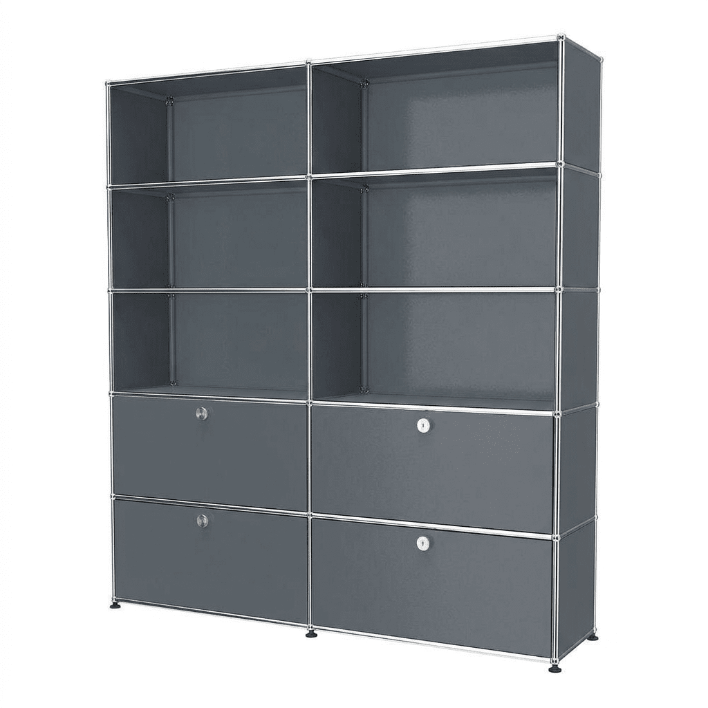 USM Haller Shelving R2 office USM Mid-gray 