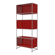 USM Haller Shelving RE119 storage USM Ruby Red 