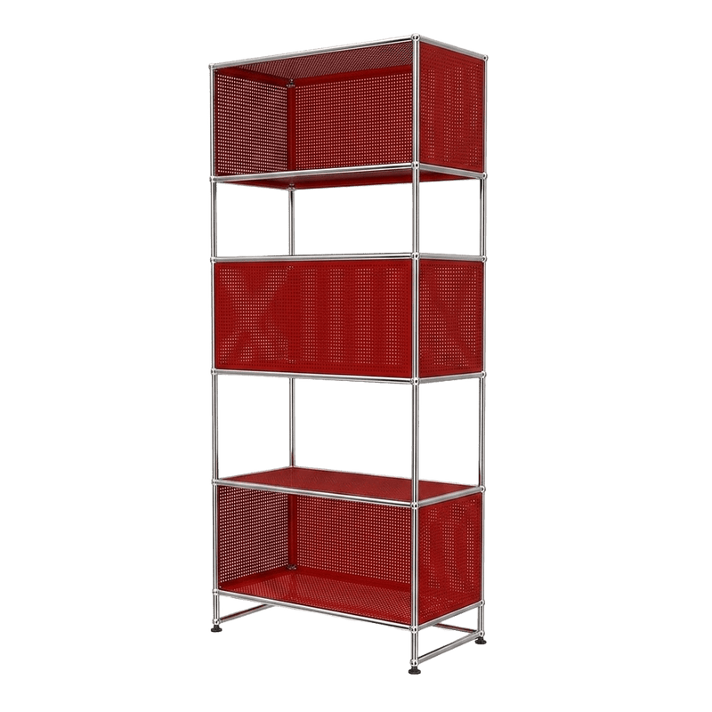 USM Haller Shelving RE119 storage USM Ruby Red 