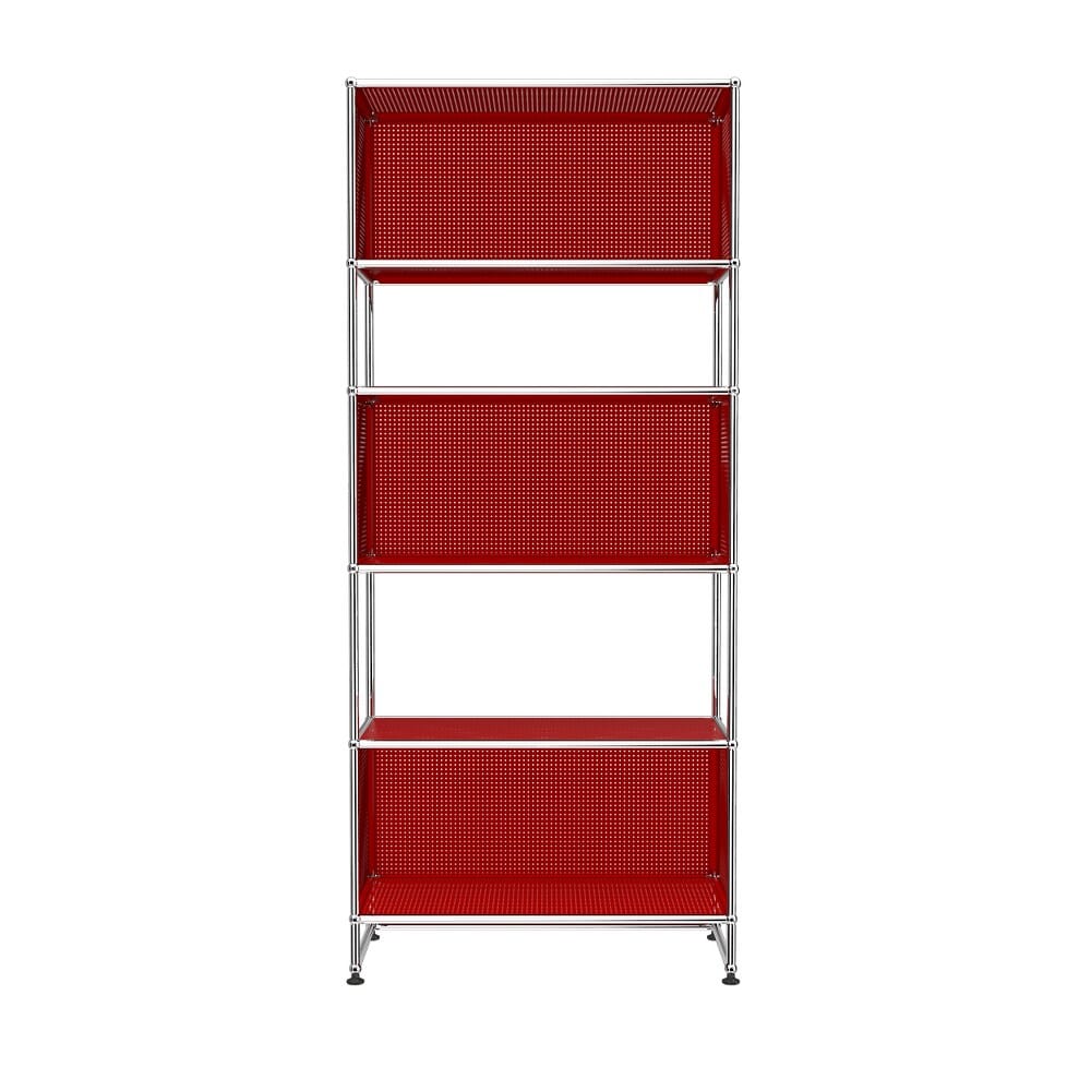 USM Haller Shelving RE119 storage USM Ruby Red 