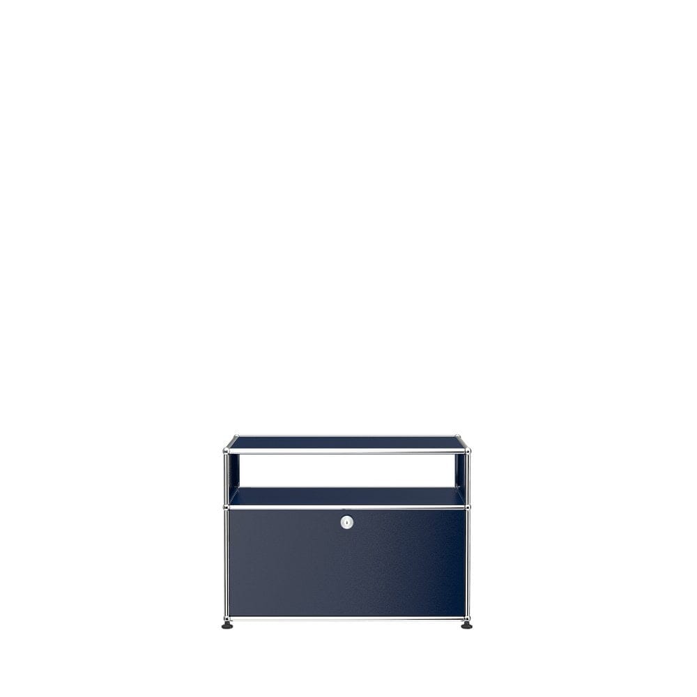 USM Haller Side Table O118 storage USM Steel Blue 