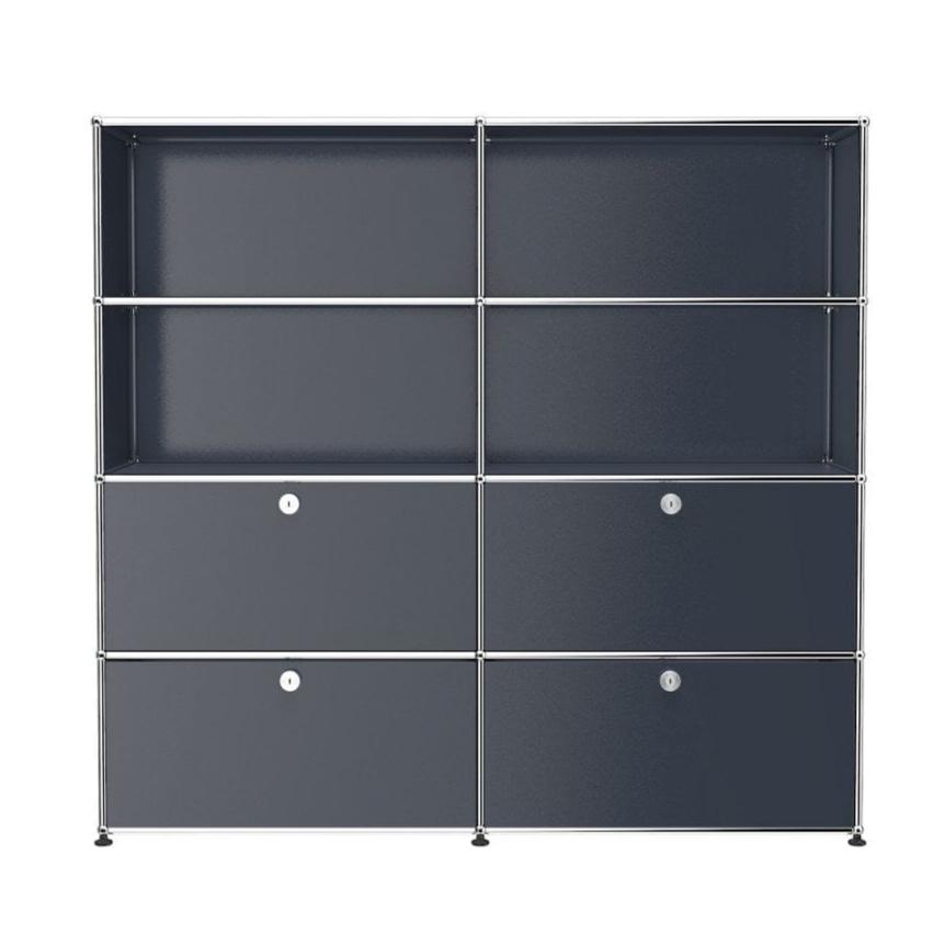 USM Haller Storage S2 storage USM Anthracite Gray 