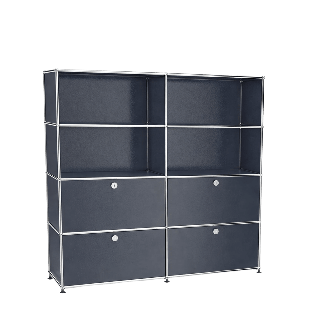 USM Haller Storage S2 storage USM Anthracite Gray 